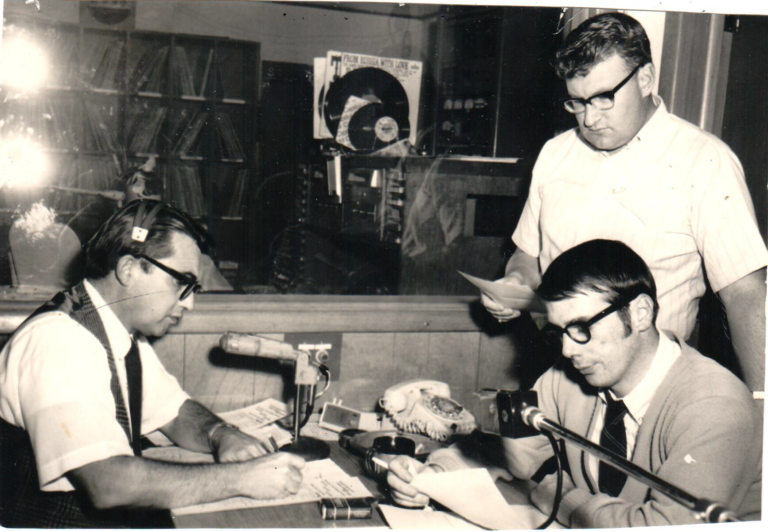 Mo Kelley with Dick Johnson and Jerry Sheeder
