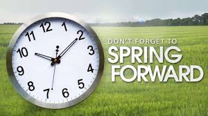 Daylight Saving Time Begins Sunday, March 8