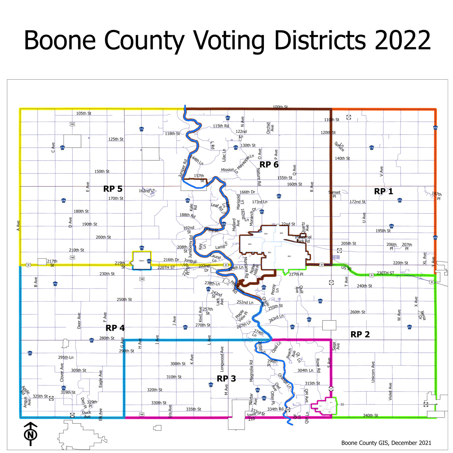 Boone County Voting Precincts KWBG Radio Boone, Iowa