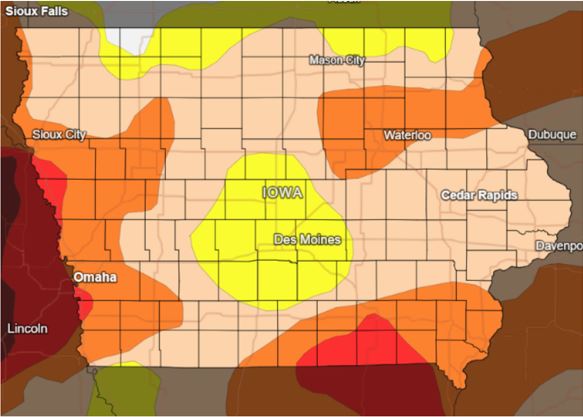 Drought Conditions Expanding In Iowa