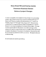 2024 08 13 Story Street Update