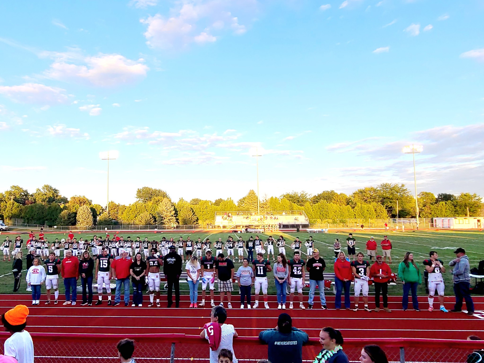 Boone Football dominates on Senior Night