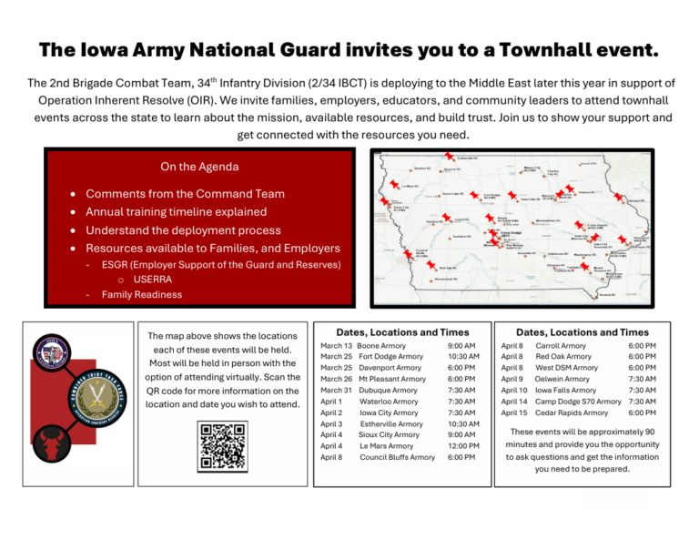 2025 03 11 Town Hall Meeting Poster