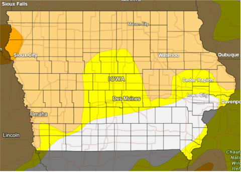 2025 03 13 US Drought Monitor Map 031125