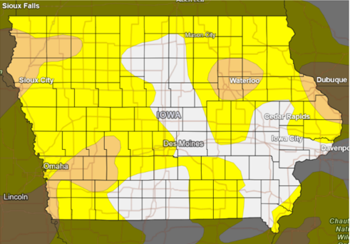 2025 04 22 US Drought Monitor Map