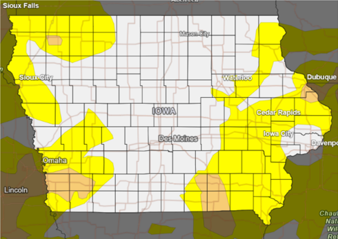 2025 07 03 US Drought Monitor Map 0701