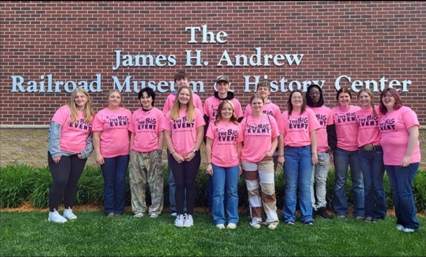 Boone FFA Chapter Big Event Includes Hard Work at the James H. Andrew Museum...